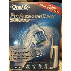 ORAL-B Professional Care 7800 DLX Electric Toothbrush Set NEW IN SEALED BOX